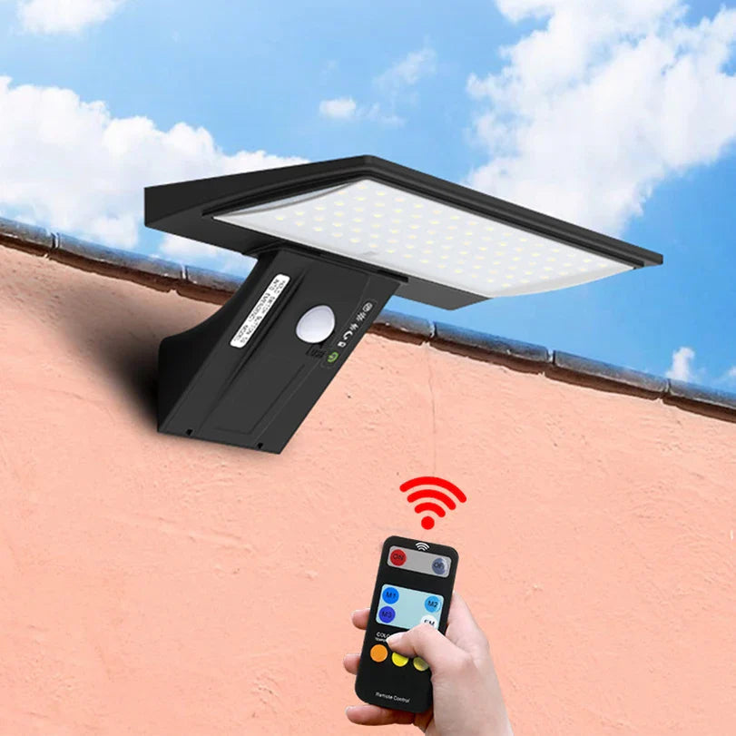 Outdoor Solar Wall Light Motion Sensor USB Backup Weatherproof