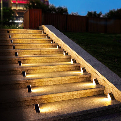 Outdoor Step Lights Solar Warm White IP67