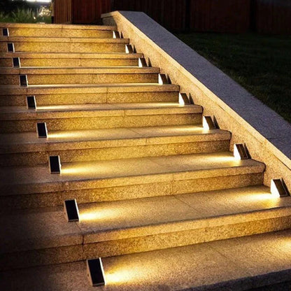 Outdoor Step Lights Solar Warm White IP67