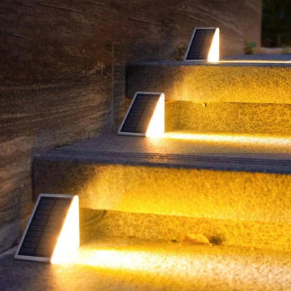 Outdoor Step Lights Solar Warm White IP67