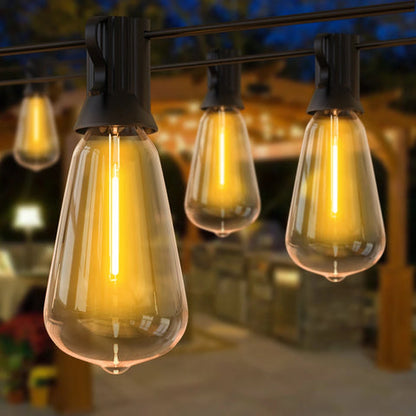 Outdoor String Lights Edison LED Shatterproof & Weatherproof