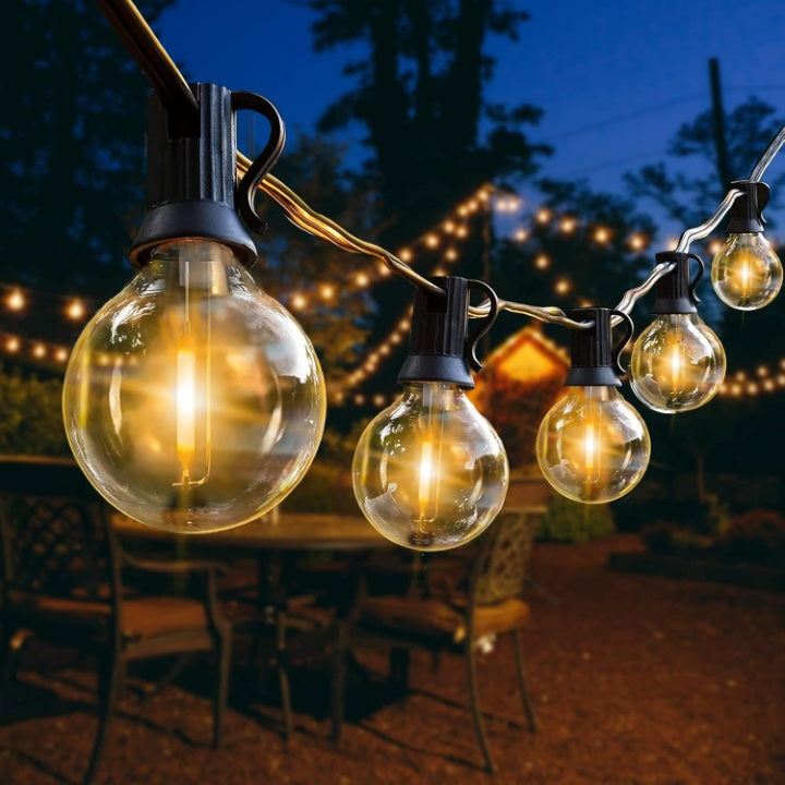 Outdoor String Lights Warm White LED Waterproof
