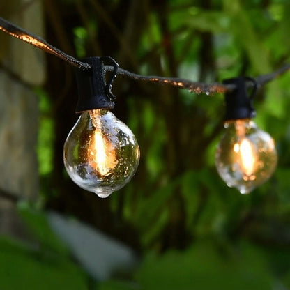 Outdoor String Lights Warm White LED Waterproof