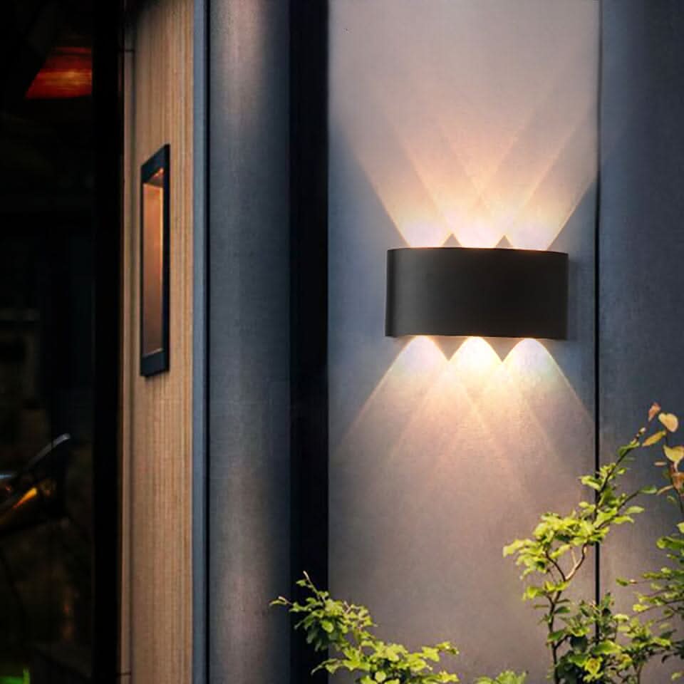 Outdoor Wall Light Adjustable Beam Waterproof Energy-Saving LED