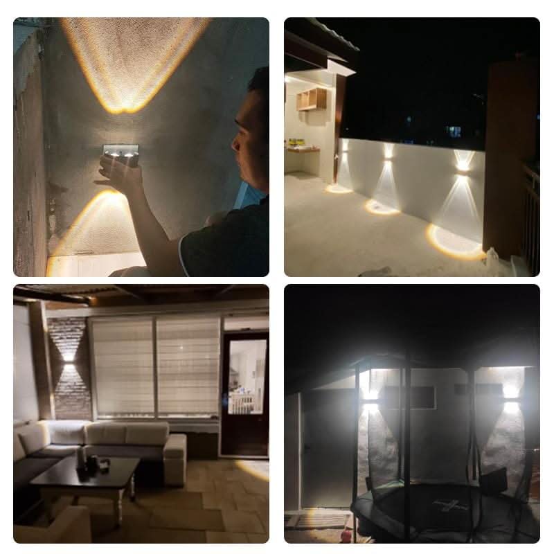 Outdoor Wall Light Adjustable Beam Waterproof Energy-Saving LED