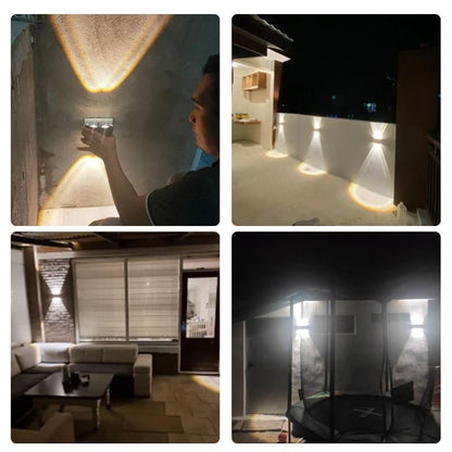 Outdoor Wall Light Adjustable Beam Waterproof Energy-Saving LED