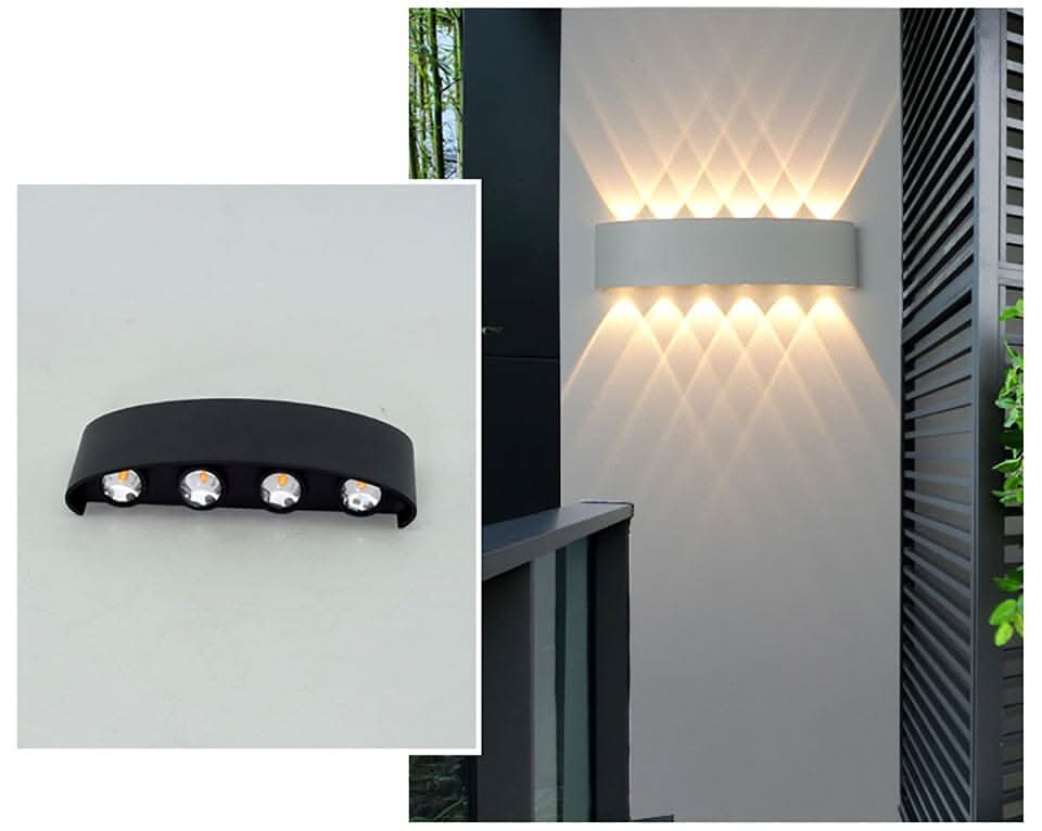 Outdoor Wall Light Adjustable Beam Waterproof Energy-Saving LED