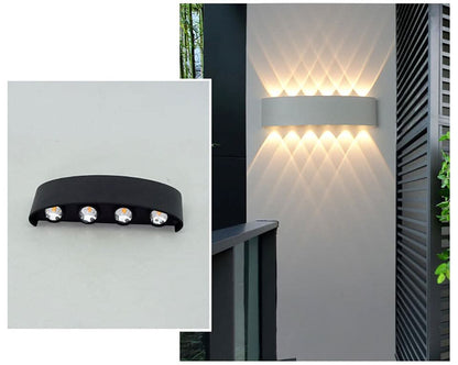 Outdoor Wall Light Adjustable Beam Waterproof Energy-Saving LED