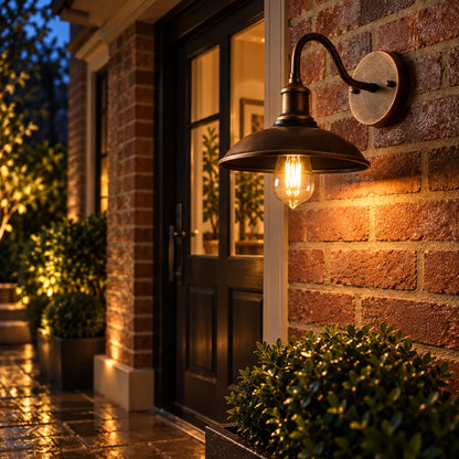 Outdoor Wall Light Bronze Aluminum IP65 Waterproof