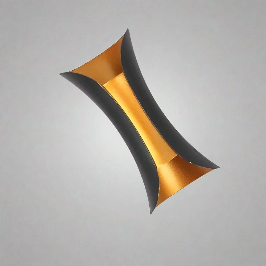 Outdoor Wall Light Curved LED IP65 Weatherproof Rust-Resistant Housing
