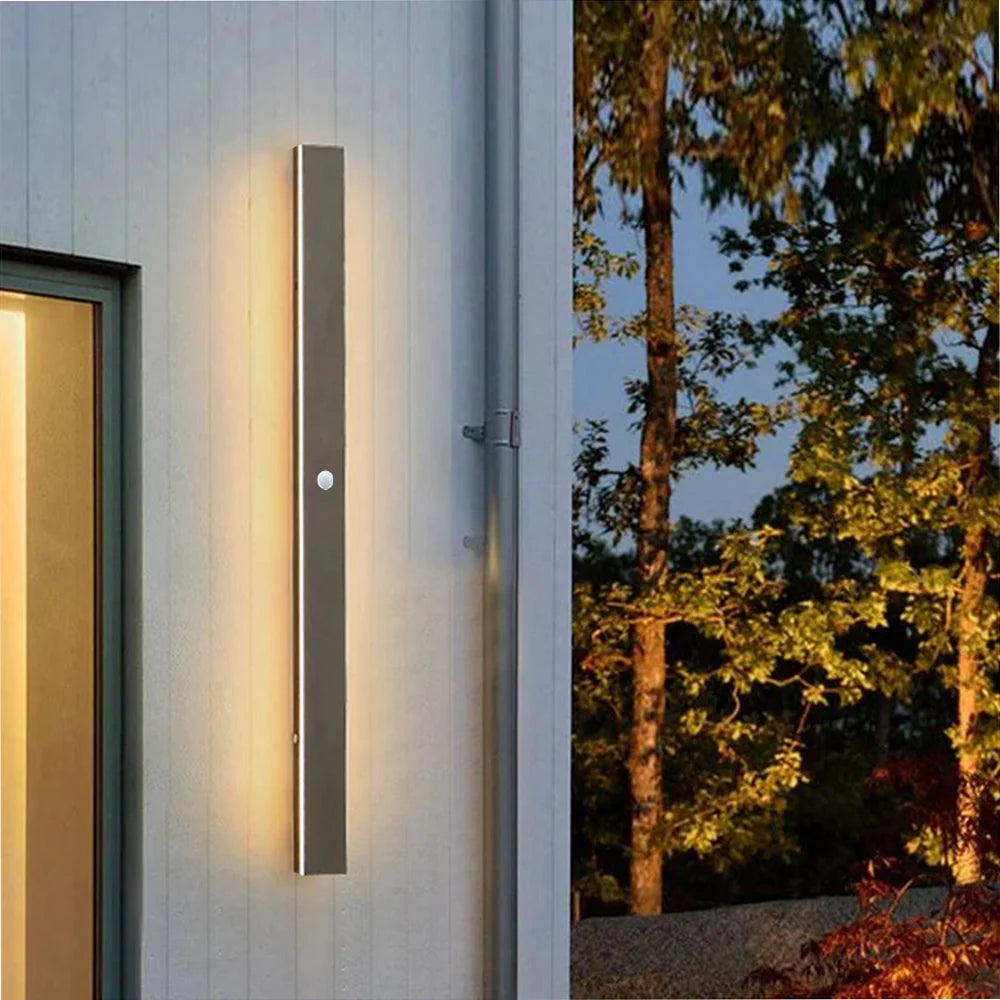 Outdoor Wall Light Linear LED Motion Sensor IP65 Waterproof