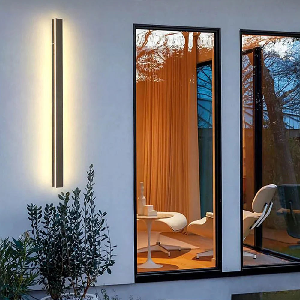 Outdoor Wall Light Linear LED Motion Sensor IP65 Waterproof