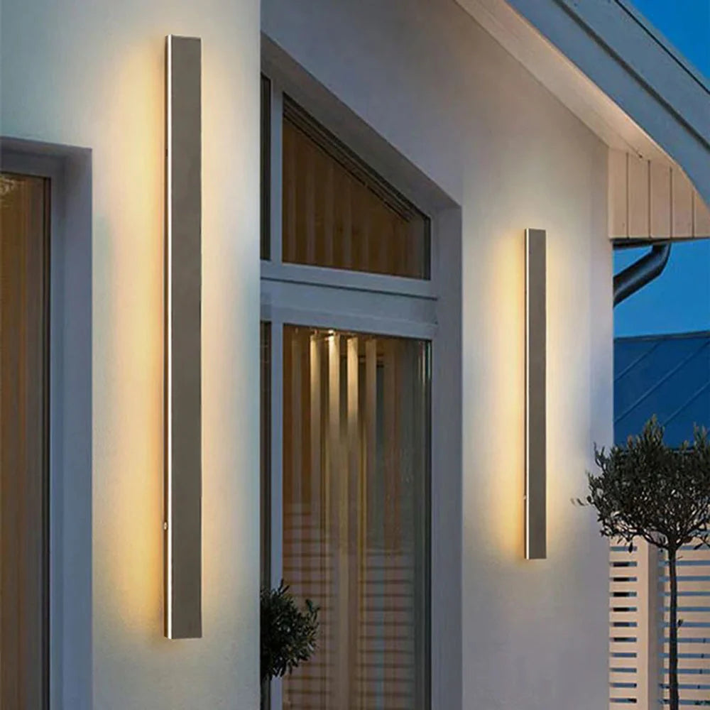 Outdoor Wall Light Linear LED Motion Sensor IP65 Waterproof