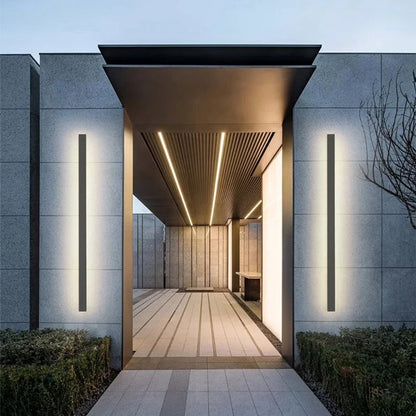 Outdoor Wall Light Linear LED Motion Sensor IP65 Waterproof