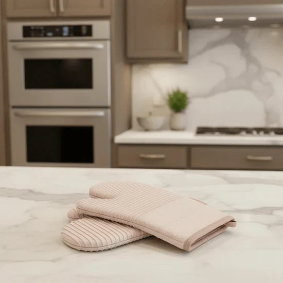 Oven Mitts Silicone Heat-Resistant Non-Slip Grip