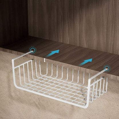 Over-Cabinet Hanging Basket Coated Metal Space-Saving & Easy Installation