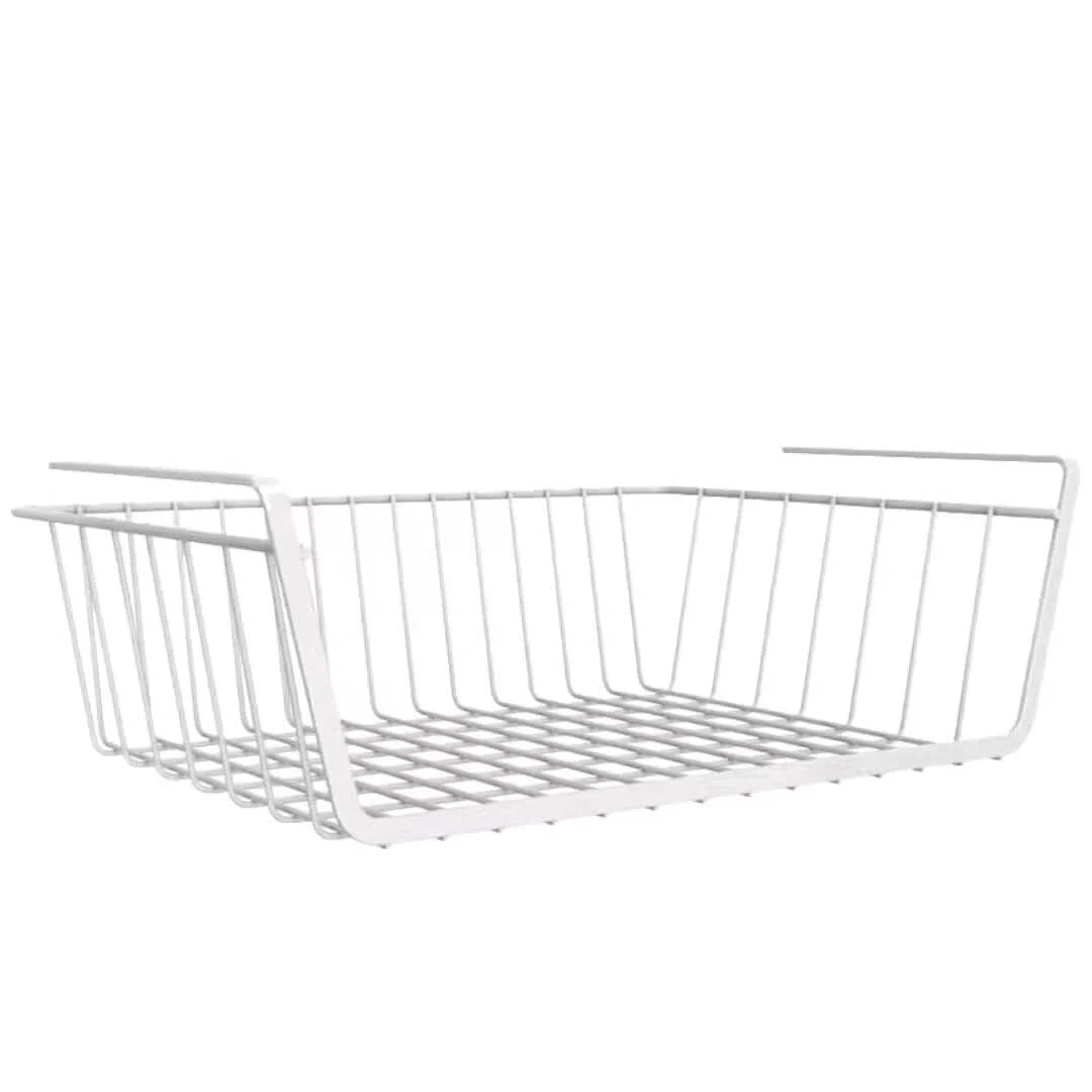 Over-Cabinet Hanging Basket Coated Metal Space-Saving & Easy Installation