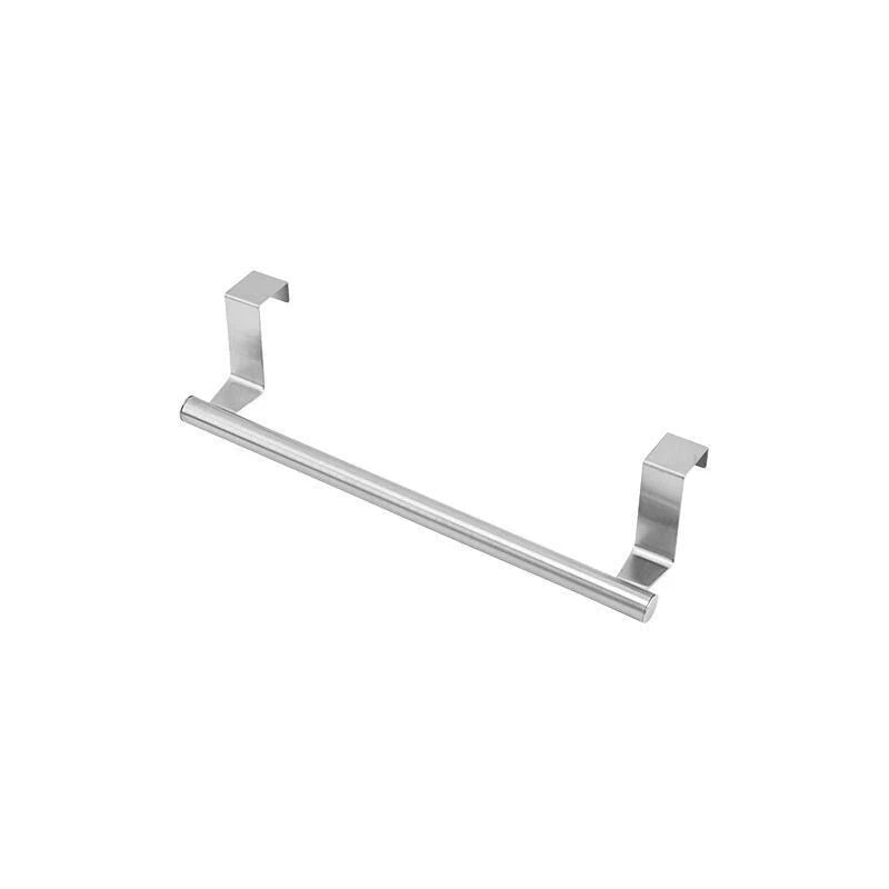 Over-Door Towel Holder Rust-Resistant Stainless Steel Drill-Free