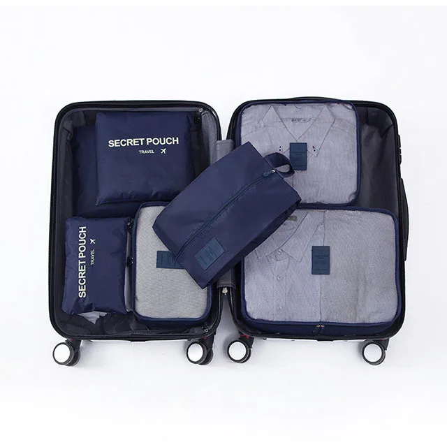 Packing Cube Set 7-Piece Compression Waterproof Nylon