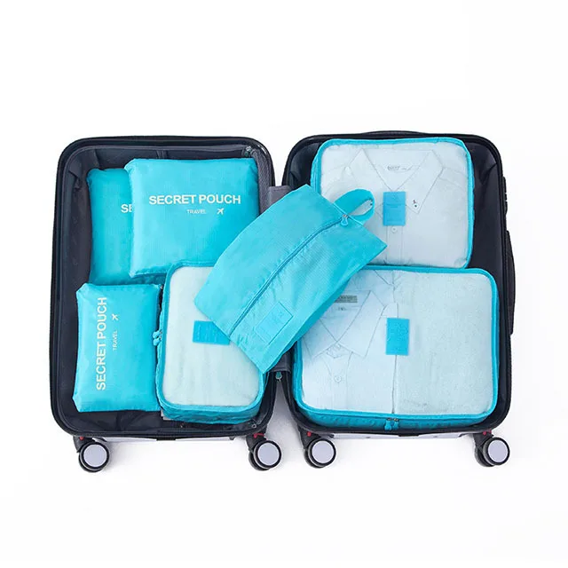 Packing Cube Set 7-Piece Compression Waterproof Nylon