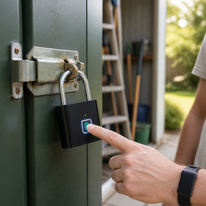 Padlock Fingerprint 0.5 Second Unlock App Control