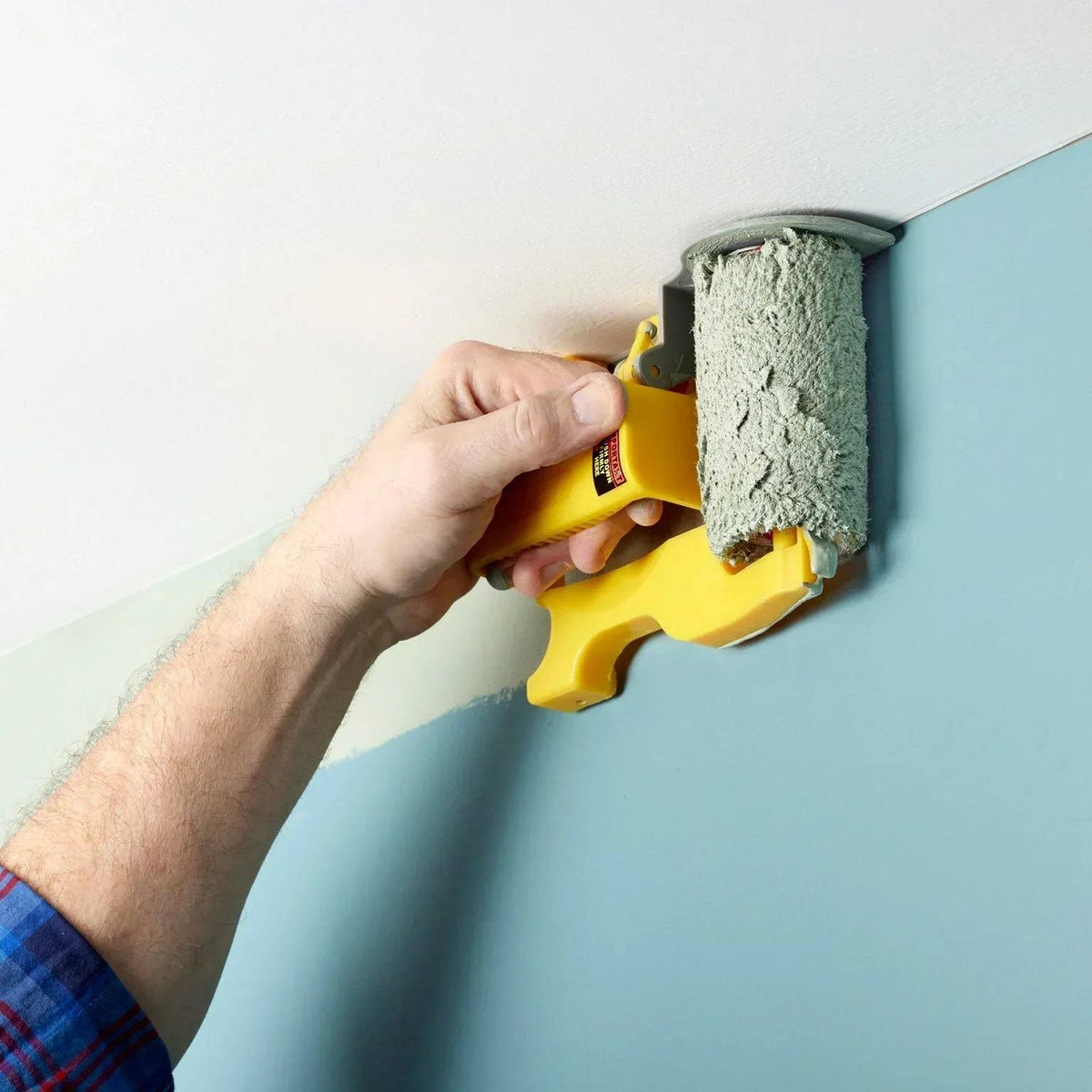 Paint Roller Guide Rail Ergonomic Handle