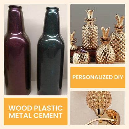 Paint Water-Based Metallic Finish Fast Drying Wood & Metal