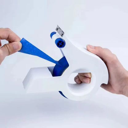 Painter's Tape Dispenser Built-In Cutter & Precision Application