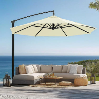 Parasol Replacement Cover Water-Repellent Polyester Integrated Vent