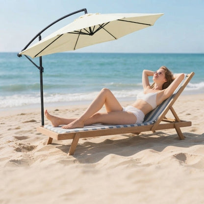 Parasol Replacement Cover Water-Repellent Polyester Integrated Vent