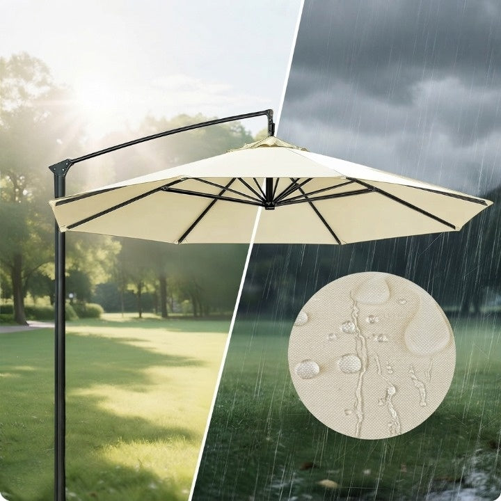 Parasol Replacement Cover Water-Repellent Polyester Integrated Vent