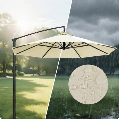 Parasol Replacement Cover Water-Repellent Polyester Integrated Vent