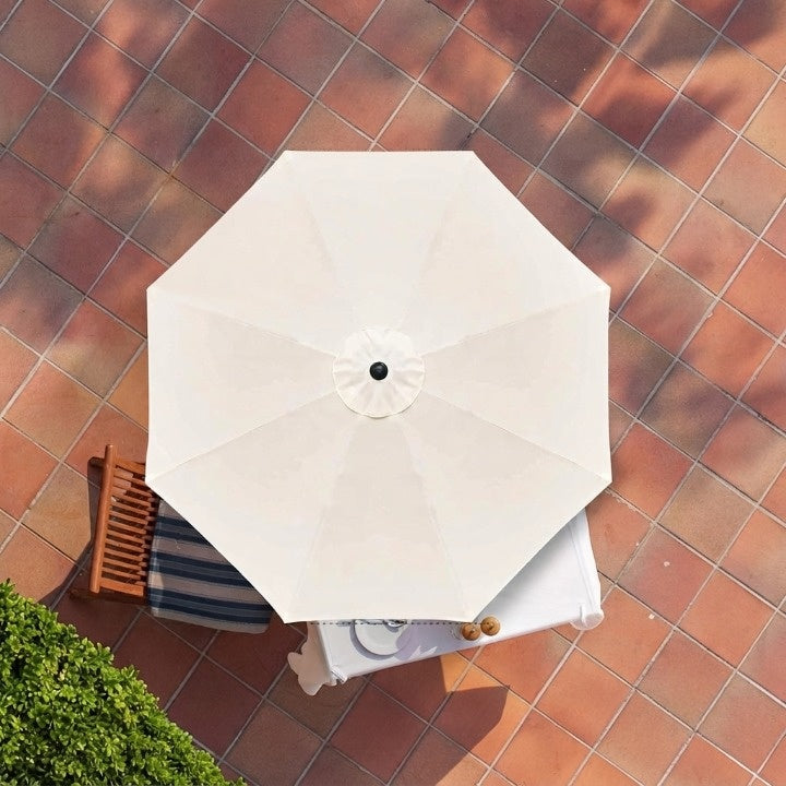 Parasol Replacement Cover Water-Repellent Polyester Integrated Vent