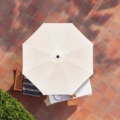 Parasol Replacement Cover Water-Repellent Polyester Integrated Vent