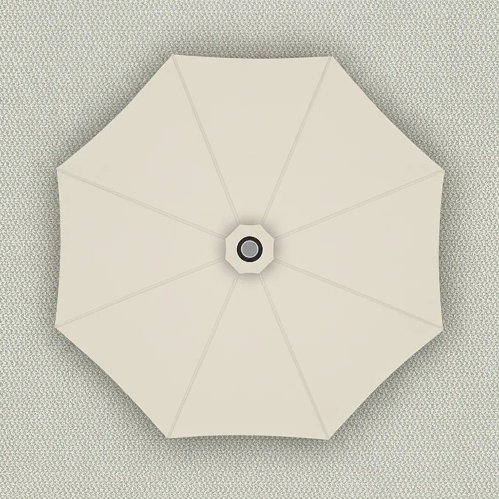 Parasol Replacement Cover Water-Repellent Polyester Integrated Vent