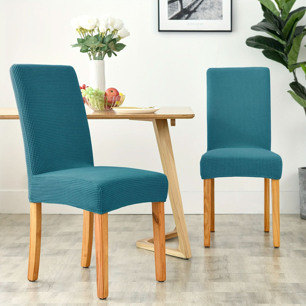 Parsons Chair Covers Stretch Velvet & Machine Washable