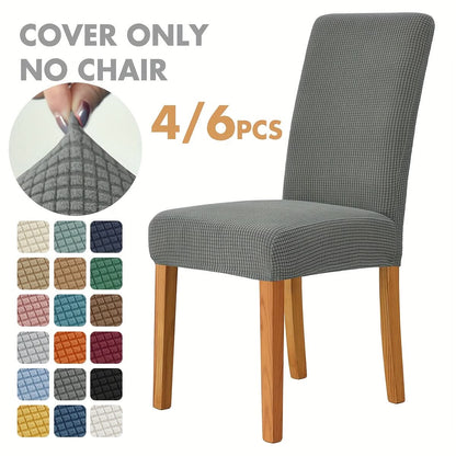 Parsons Chair Covers Stretch Velvet & Machine Washable