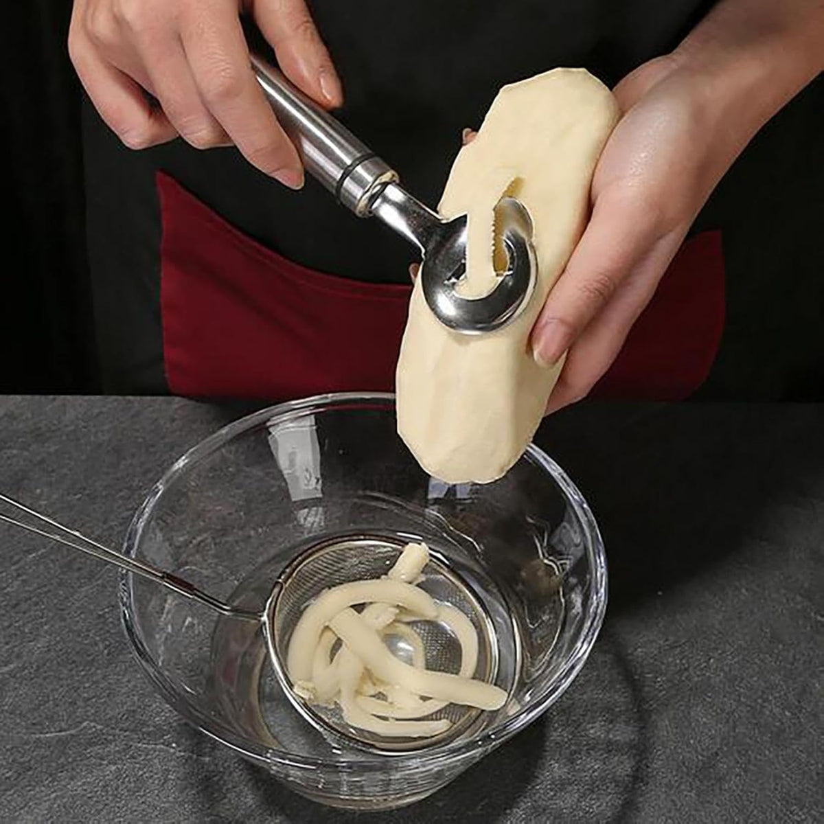 Pasta Press Handheld Stainless Steel Dishwasher Safe