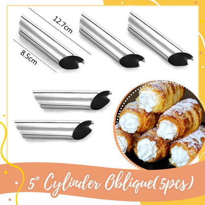 Pastry Molds Stainless Steel Oven Safe Set of 5
