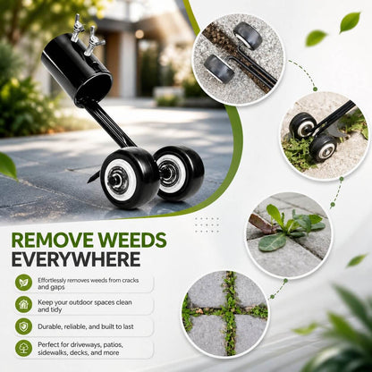 Paver Weed Remover Tool Iron Narrow-Joint Ergonomic Grip