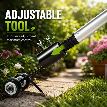 Paver Weed Remover Tool Iron Narrow-Joint Ergonomic Grip
