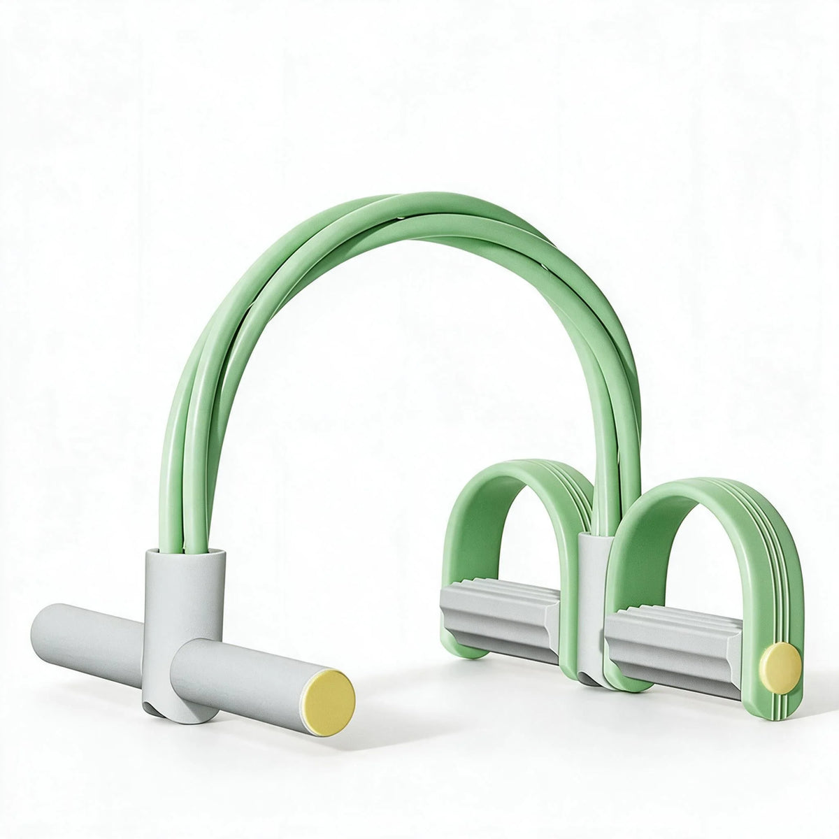 Pedal Resistance Band 4-Tube Non-Slip Foam Handles