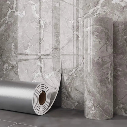Peel-and-Stick Surface Film Matte Marble Water & Heat-Resistant