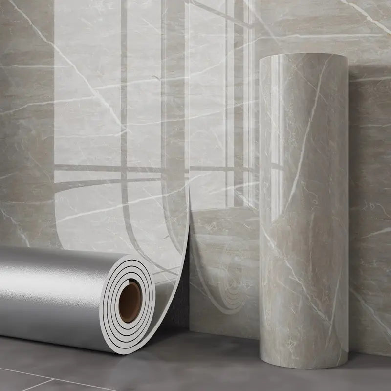 Peel-and-Stick Surface Film Matte Marble Water & Heat-Resistant