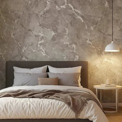 Peel-and-Stick Surface Film Matte Marble Water & Heat-Resistant