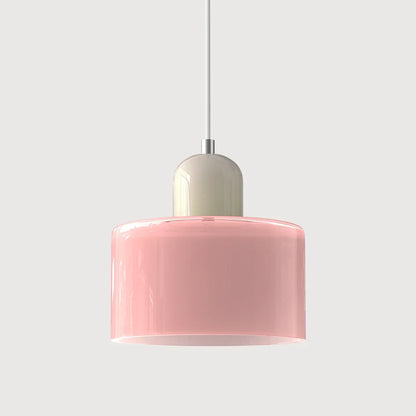 Pendant Light Bauhaus Geometric Colored Glass