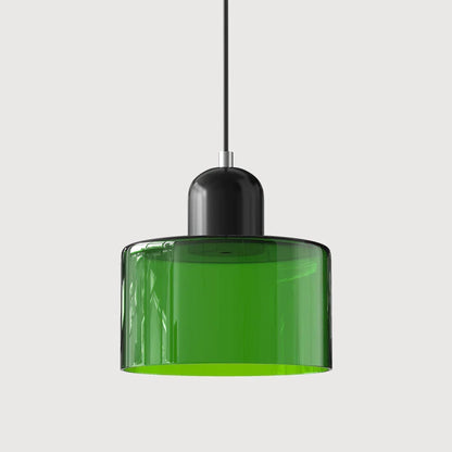 Pendant Light Bauhaus Geometric Colored Glass