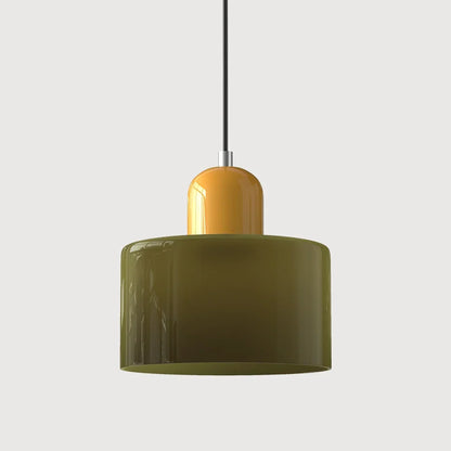 Pendant Light Bauhaus Geometric Colored Glass