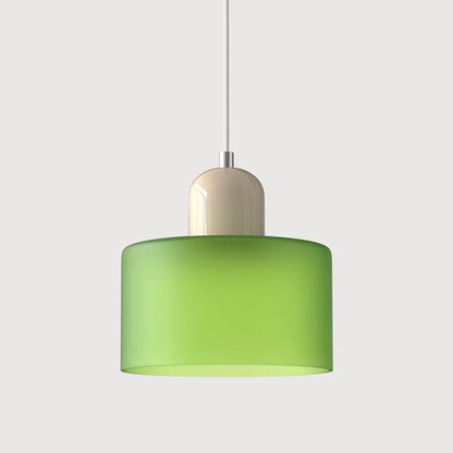 Pendant Light Bauhaus Geometric Colored Glass