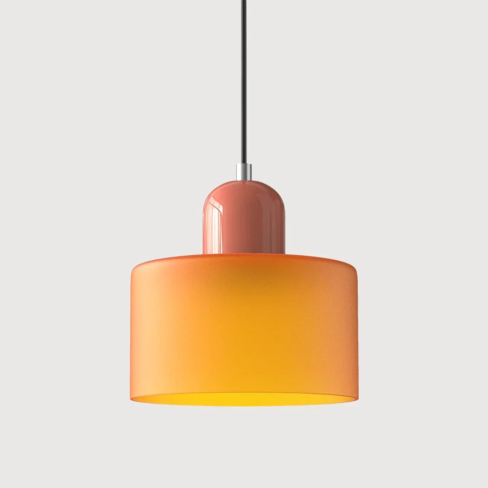 Pendant Light Bauhaus Geometric Colored Glass